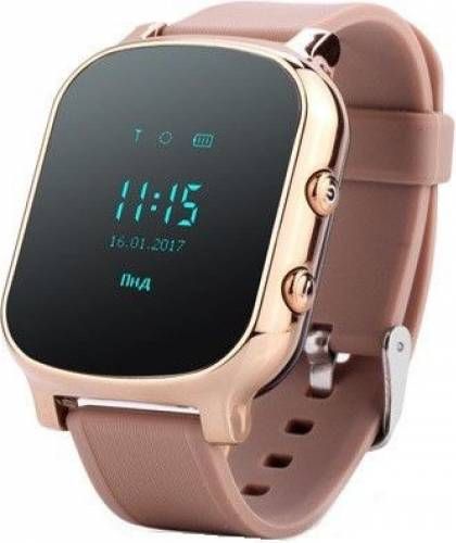 Ceas smartwatch copii sau adultii cu GPS Techon GW700, Gold Ceas smartwatch copii sau adultii cu GPS Techon GW700, Gold